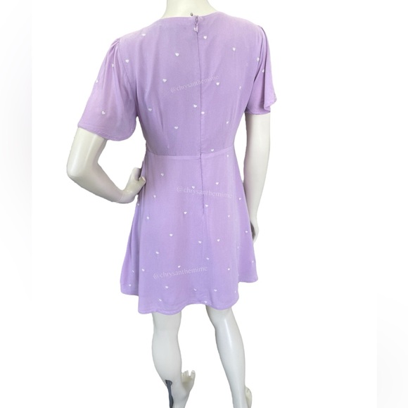 NWT • Lilac Front Tie Dress - Picture 2 of 14
